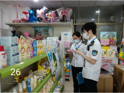 陽山縣衛生監督所開展消毒產品專項監督檢查，筑牢日用品銷售安全防線